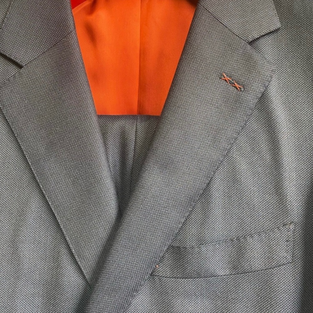Navy Bird's Eye Sienna Suit Jacket
by Vitale Barberis Canonico, Italy